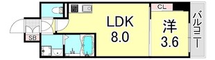 LIVIAZ KOBE LaMerの物件間取画像